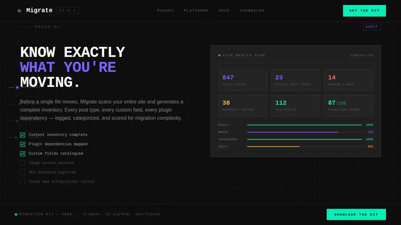 Seamless Infrastructure Management | Free Website Template | Rocket
