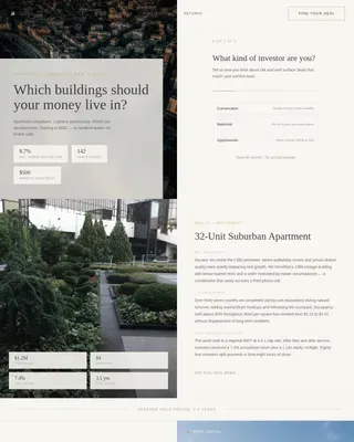 Fractional Real Estate Investment Landing Page Template