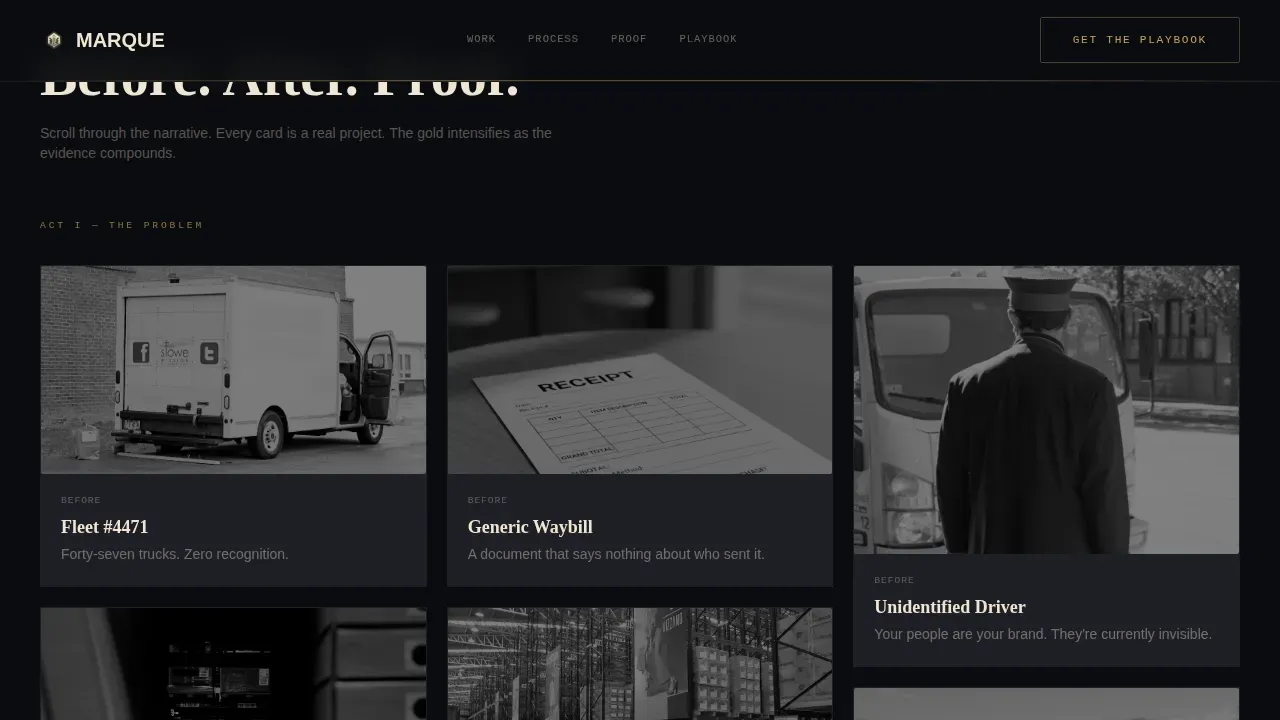 Dynamic Logistics Branding Landing Page Template