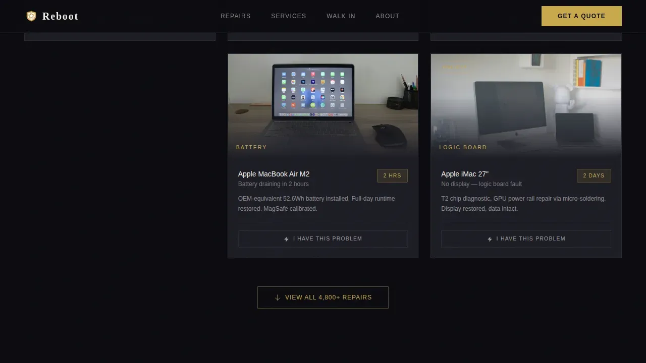 Local Brick & Mortar Advanced Professional Website Template