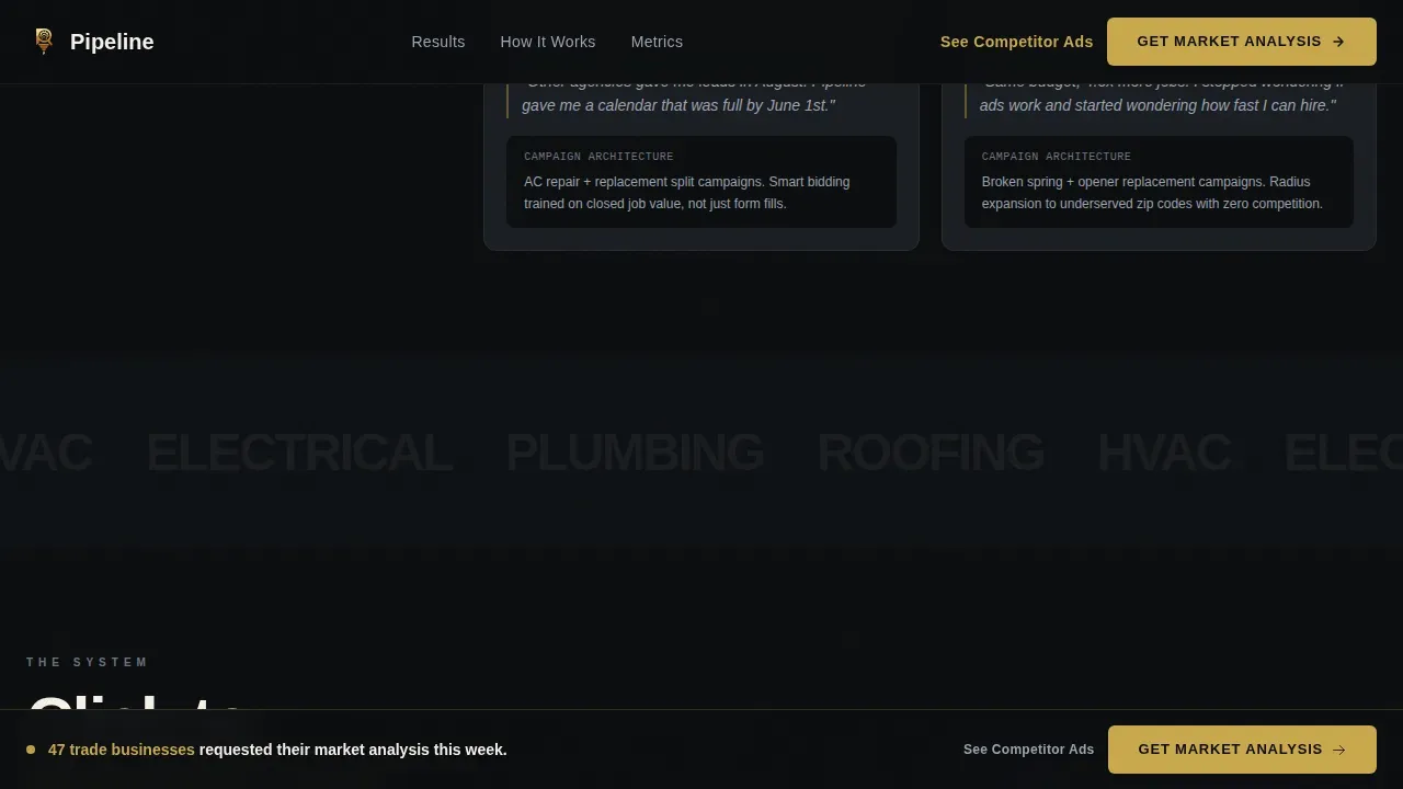 Home Services PPC Agency Landing Page Template