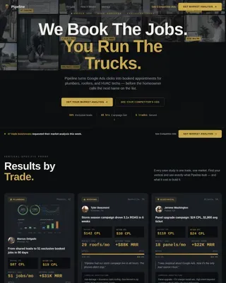 Home Services PPC Agency Landing Page Template