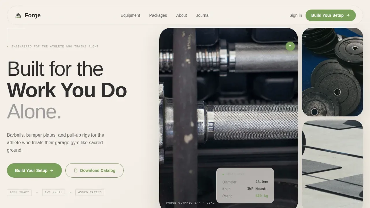 Performance CrossFit Retail Landing Page Template