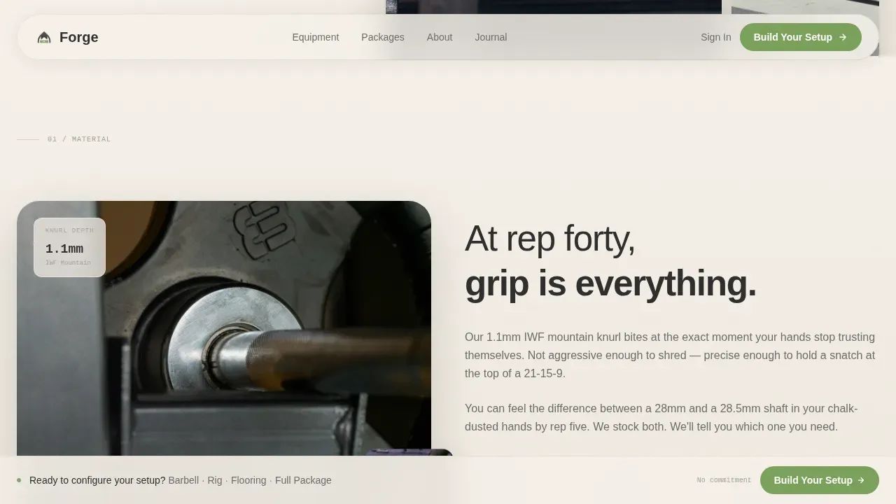 Performance CrossFit Retail Landing Page Template