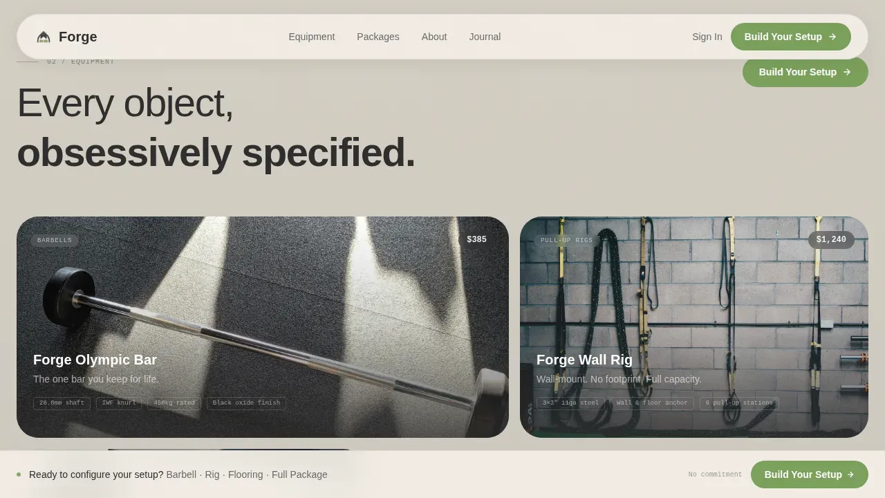 Performance CrossFit Retail Landing Page Template