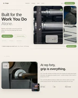 Performance CrossFit Retail Landing Page Template