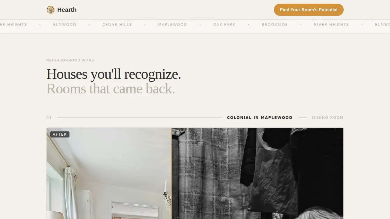 Interior Designer Landing Page Template