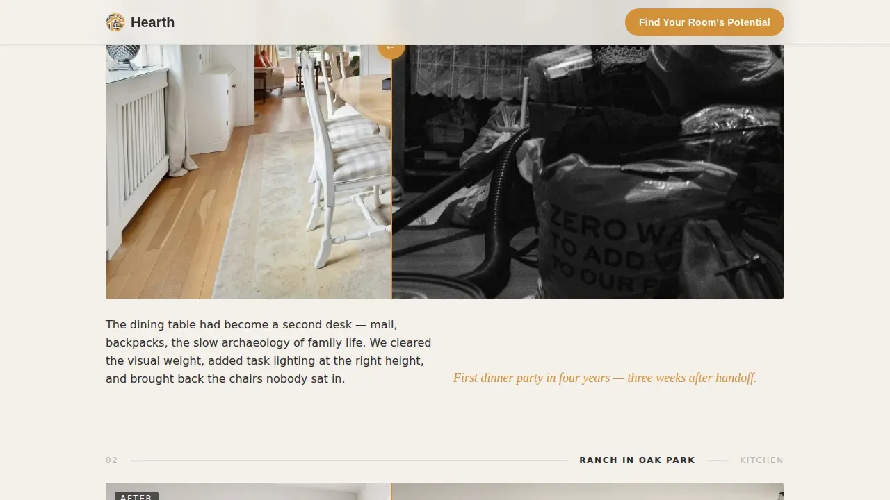 Interior Designer Landing Page Template