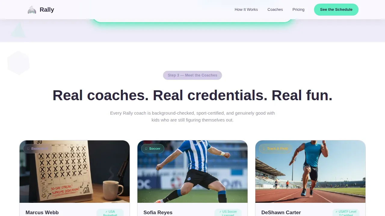 Tween (10-13) Products & Booking Website Template