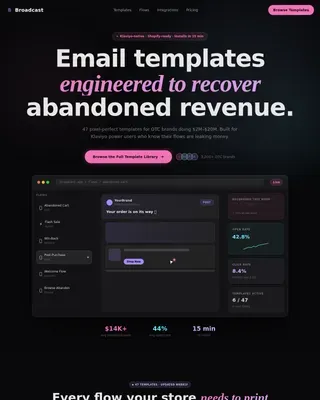 E-Commerce Digital Presence Portfolio Website Template