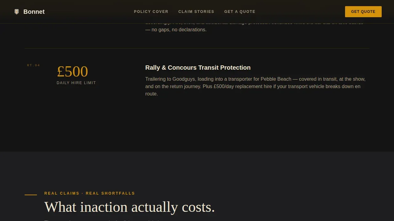 Vehicle Insurance & Finance Privacy Policy Website Template