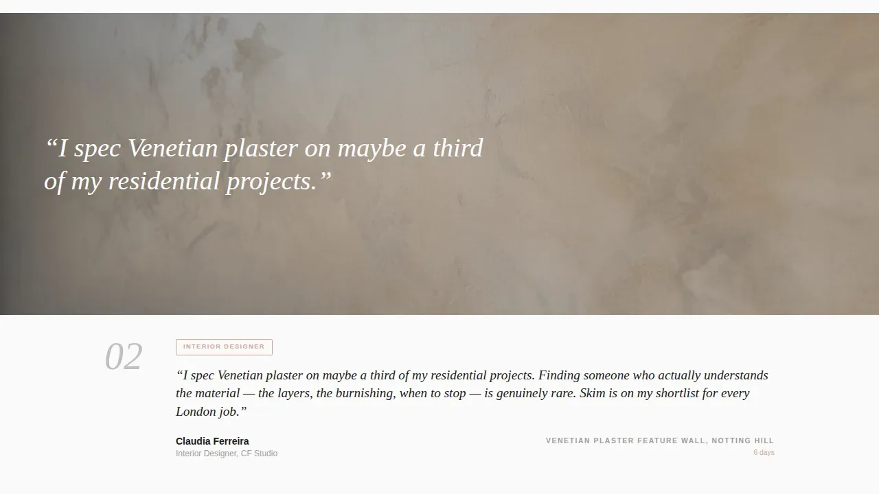 Master Plaster Contractor Landing Page Template
