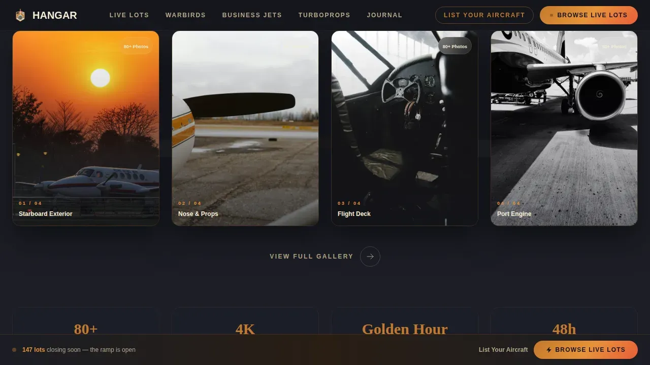 Auction Platforms & Types Professional Website Template