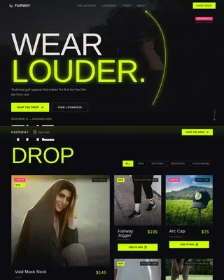 Activewear & Athleisure Brand Blog Website Template