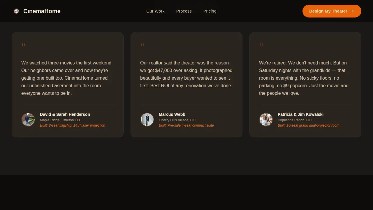 Specialty Construction Appointment Booking Website Template