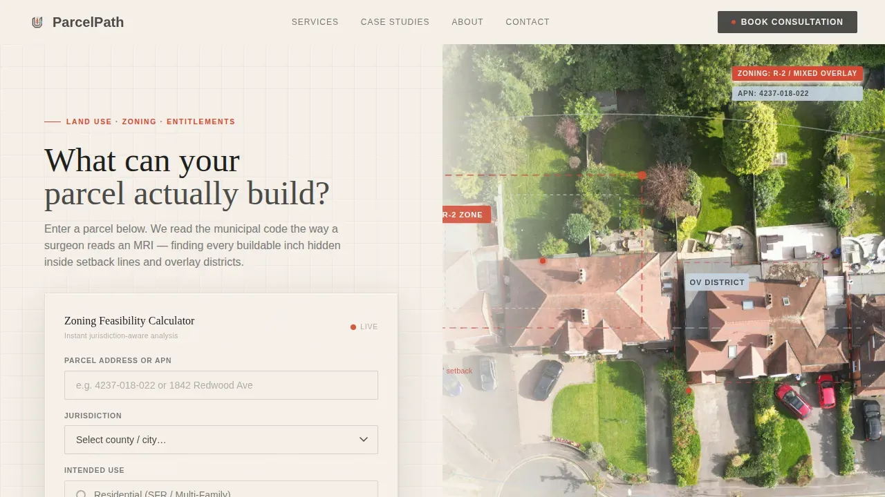 Land & Agricultural Real Estate Booking Website Template