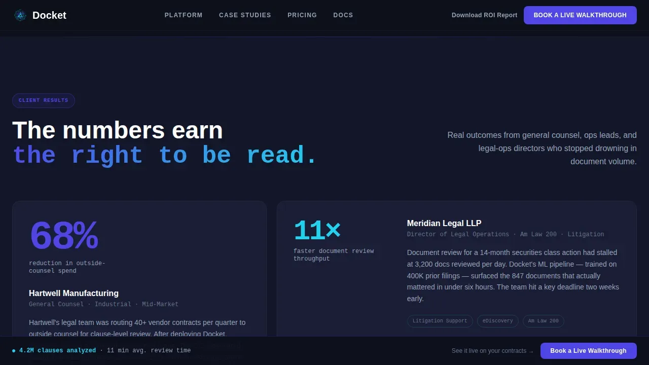 LegalTech Startup Professional Website Template