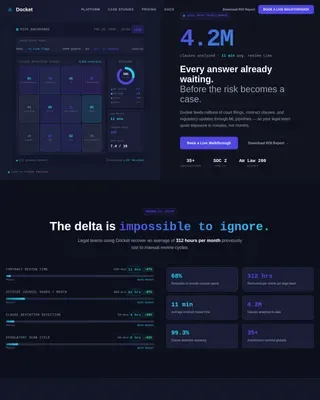 LegalTech Startup Professional Website Template