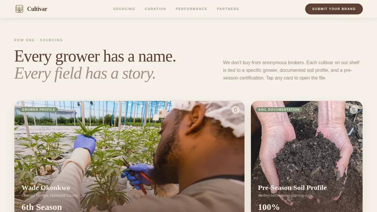 Ethical Cannabis Dispensary Landing Page Template