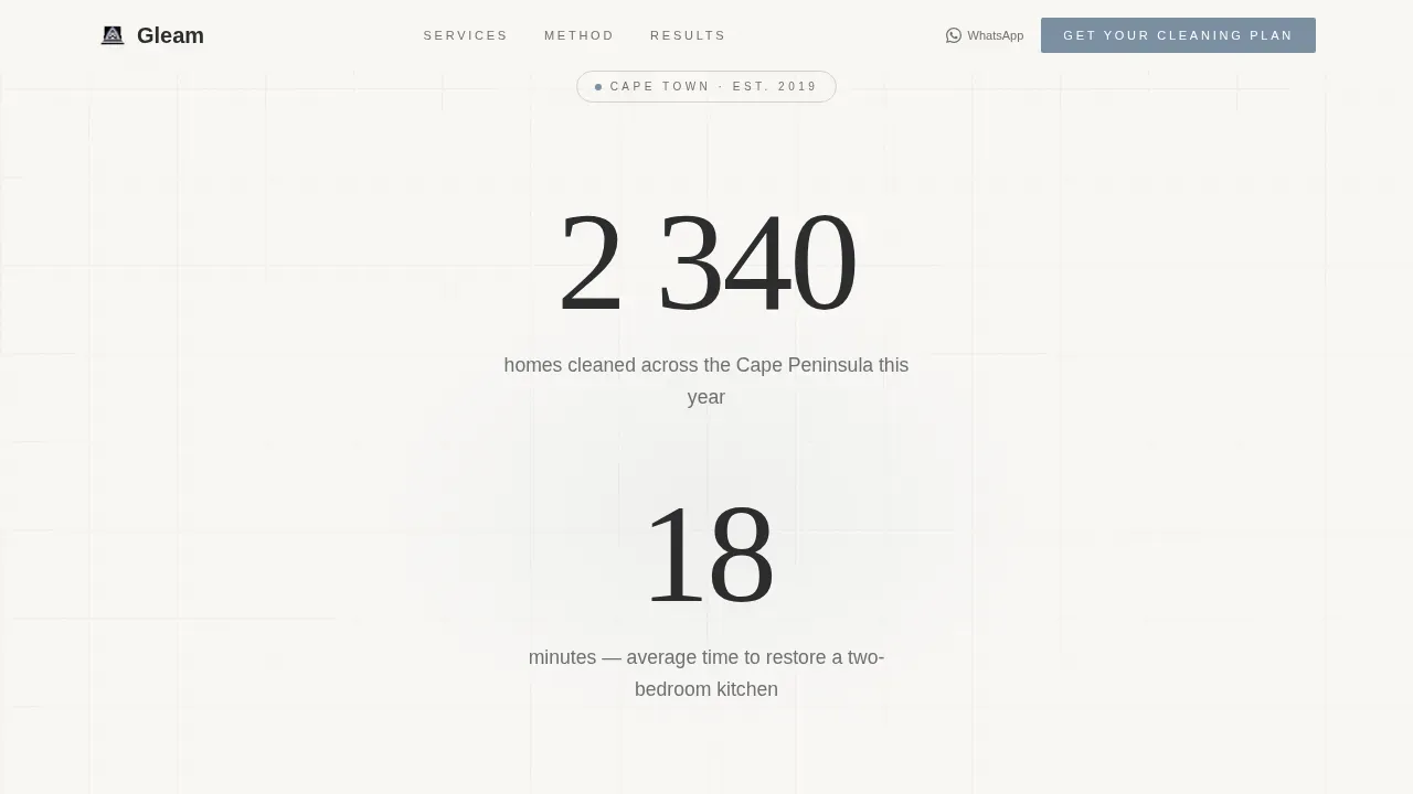 Premium Cleaning Comparison | Free Website Template | Rocket