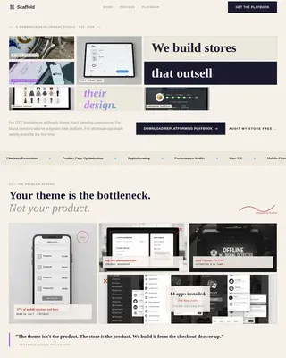 Expert Ecommerce Development Landing Page Template