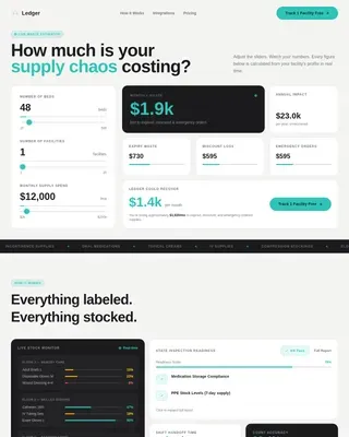 Intelligent Senior Care Supply Landing Page Template