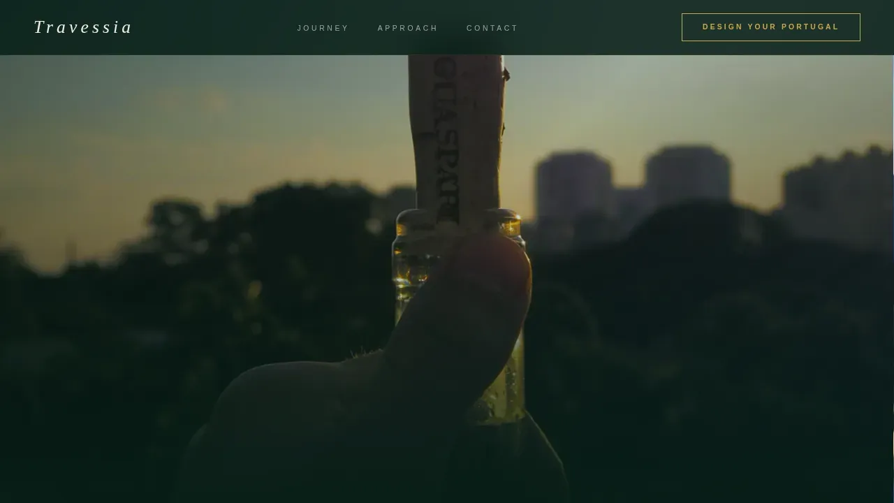 Luxe Portugal Travel Landing Page Template
