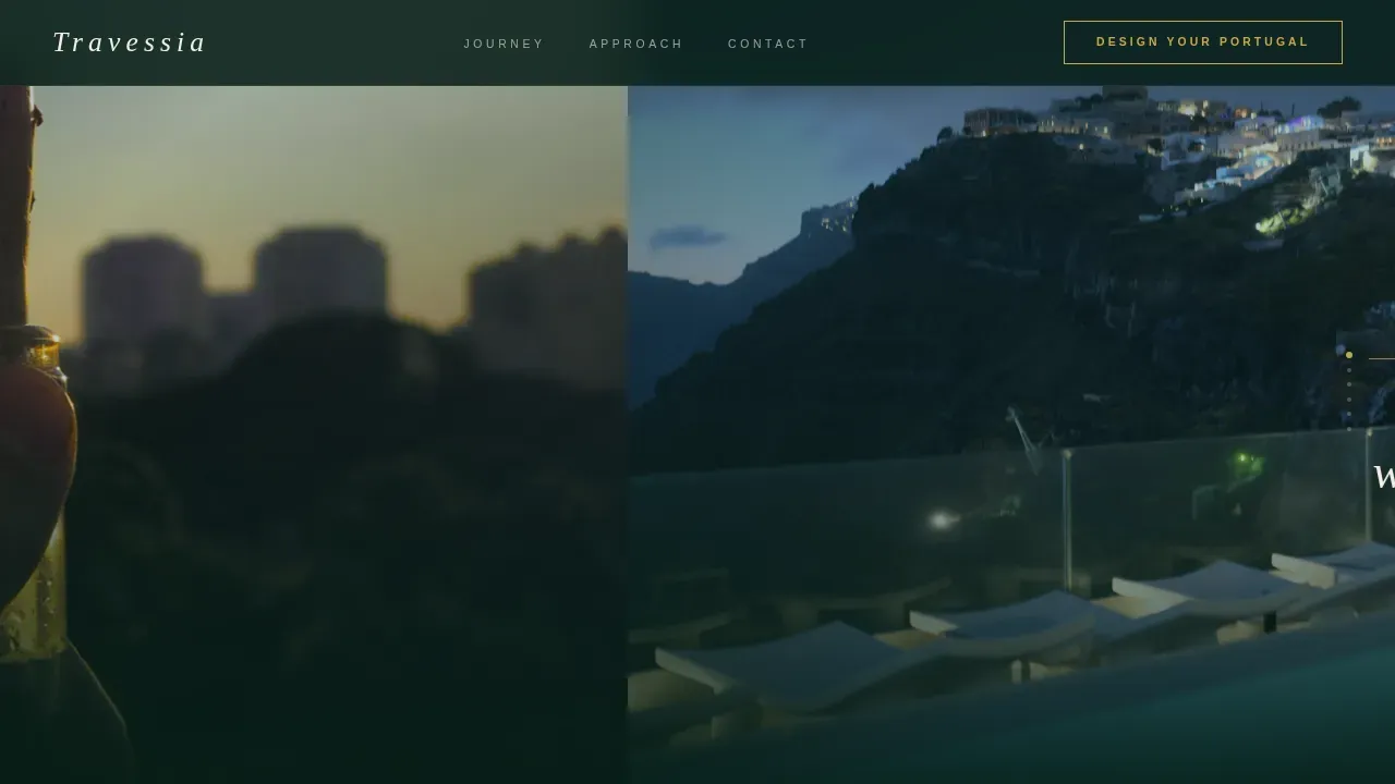 Luxe Portugal Travel Landing Page Template