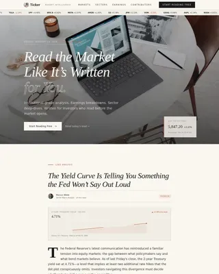Business & Finance Blog Blog Website Template