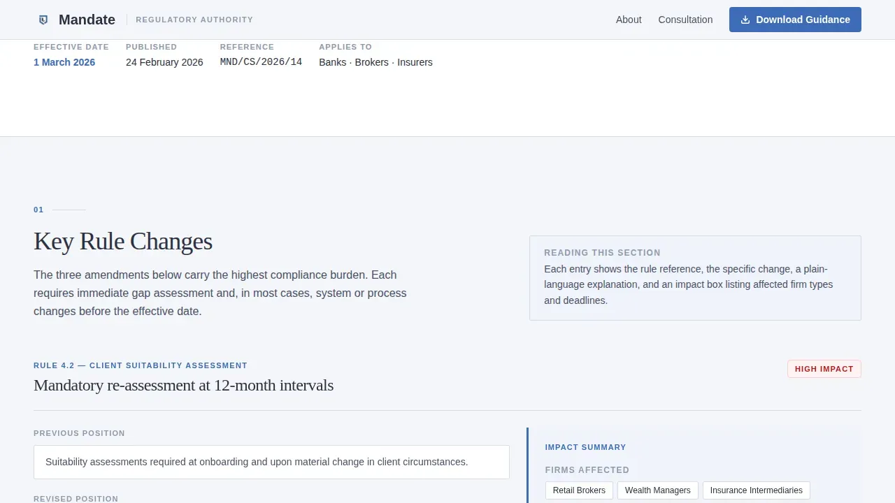 Regulatory & Licensing Privacy Policy Website Template