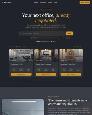 Premium Workspace Suite Landing Page Template