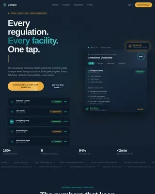 Integrated Health Systems Landing Page Template