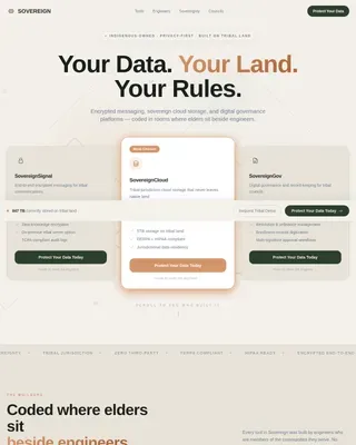 Indigenous-Owned Business Privacy Policy & Terms Website Template