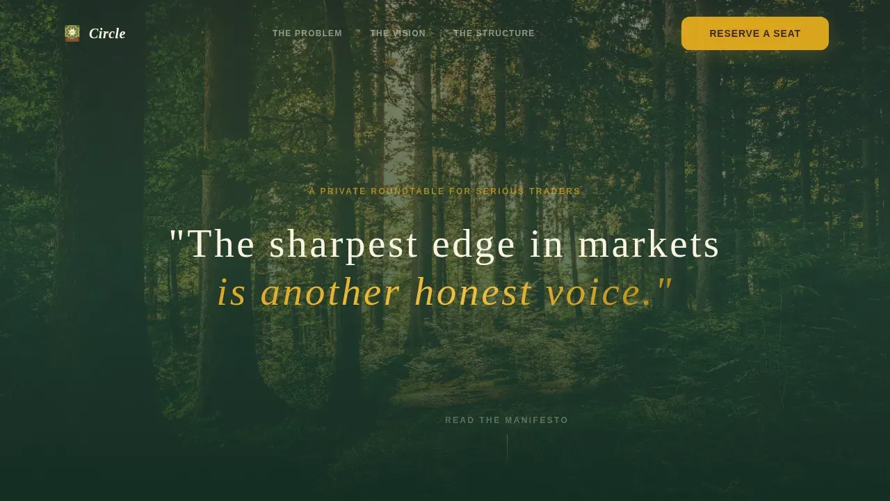 Authentic Advisory Networks Landing Page Template