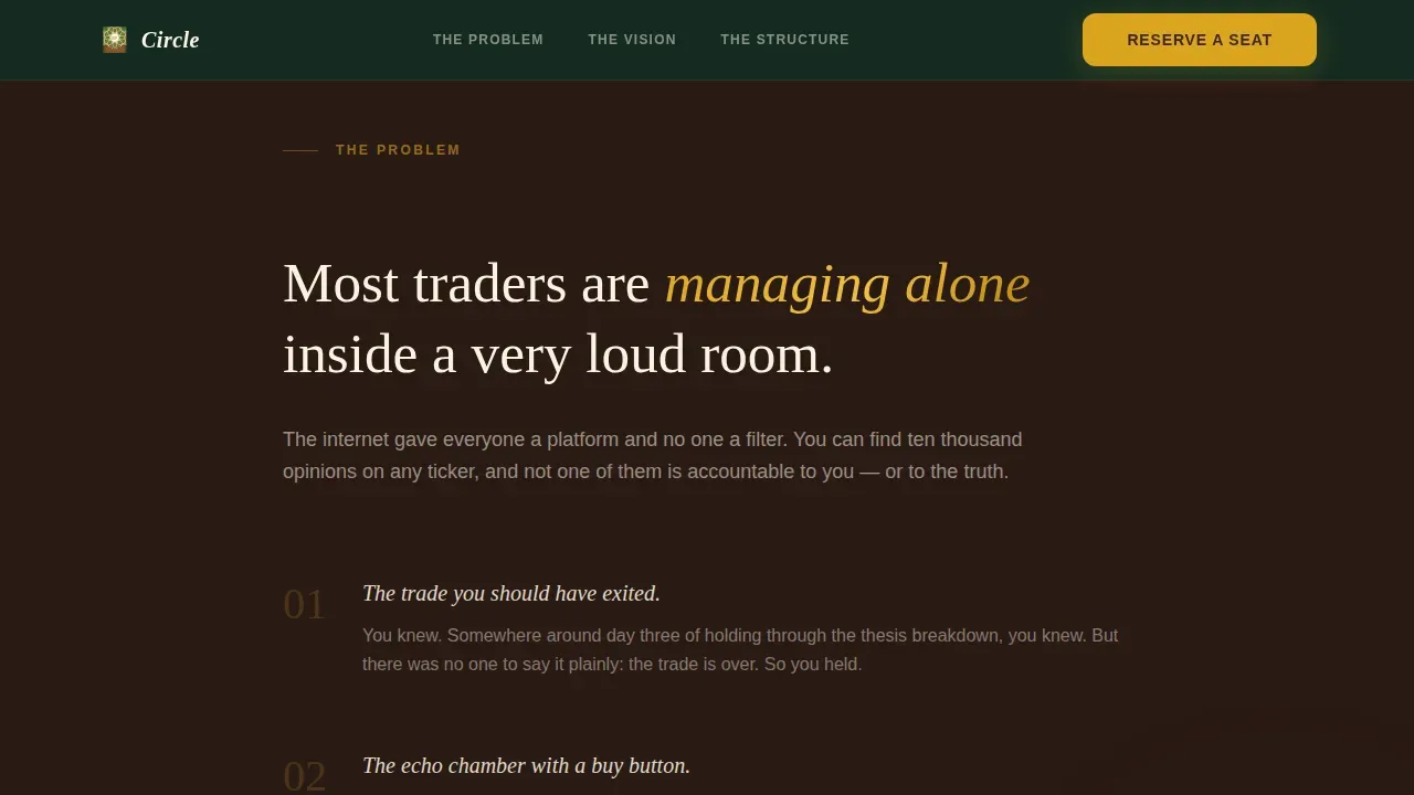 Authentic Advisory Networks Landing Page Template