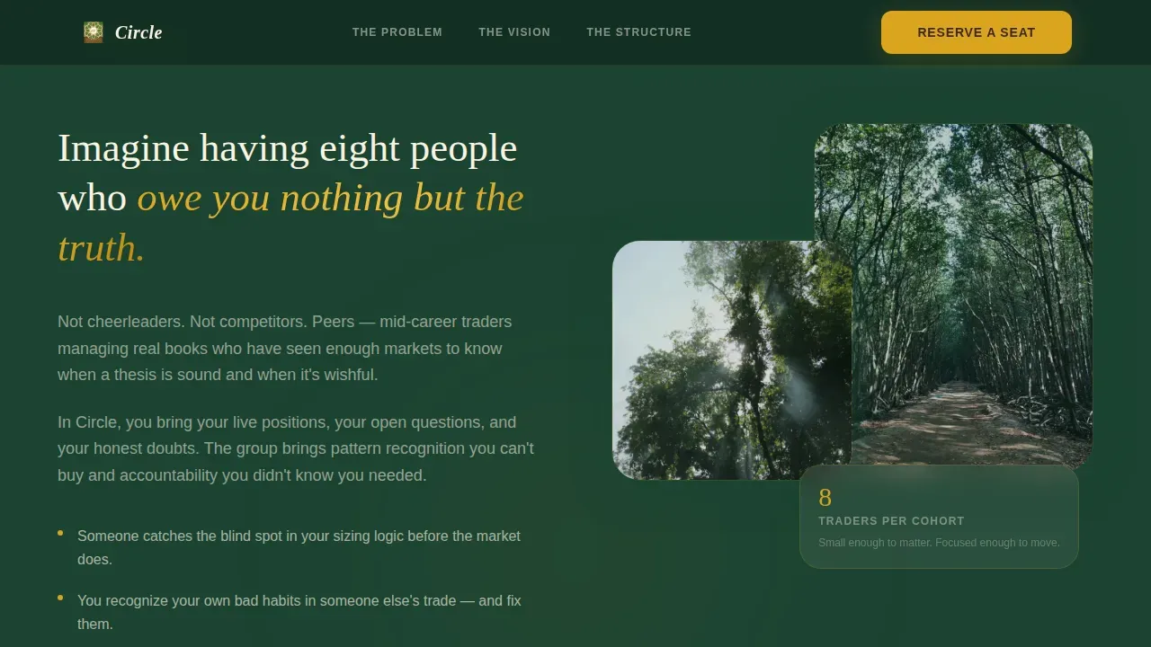 Authentic Advisory Networks Landing Page Template