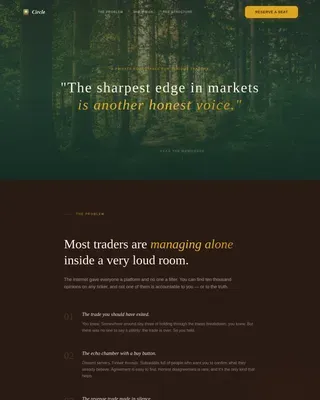 Authentic Advisory Networks Landing Page Template