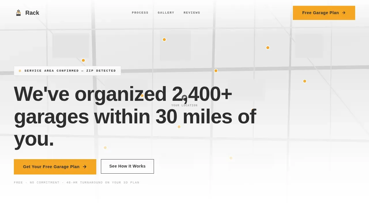 Smart Garage Solutions Landing Page Template
