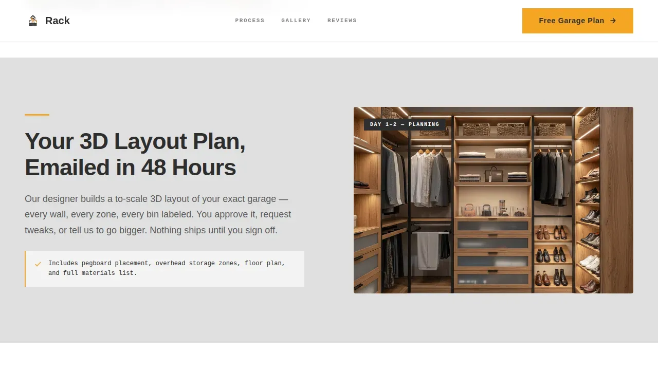 Smart Garage Solutions Landing Page Template