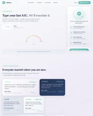 Precision Wellness Tracking Landing Page Template