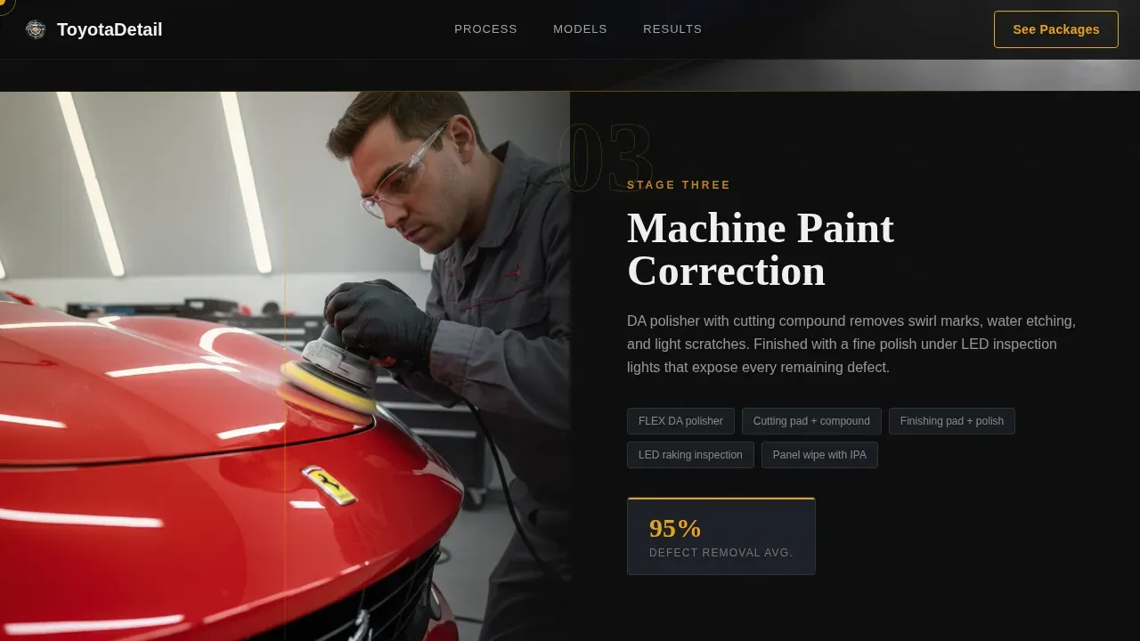 Ceramic Detailing | Free Website Template | Rocket