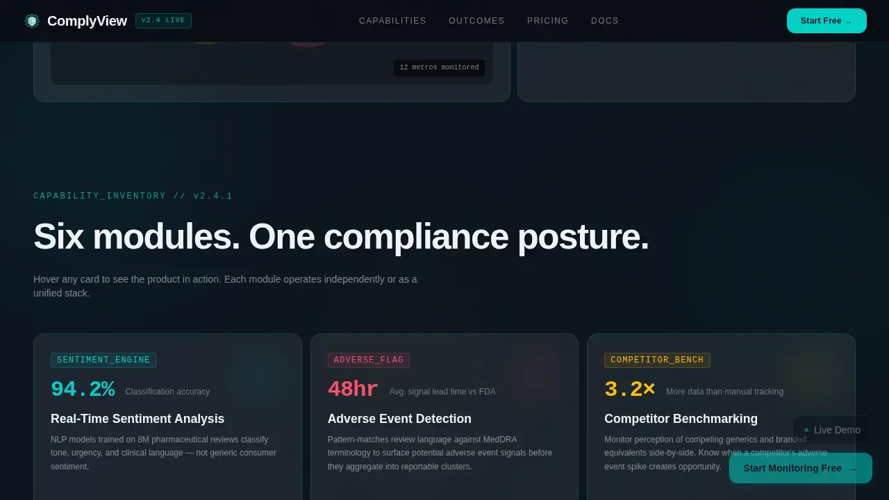 Pharmaceutical Software & SaaS Reviews Website Template