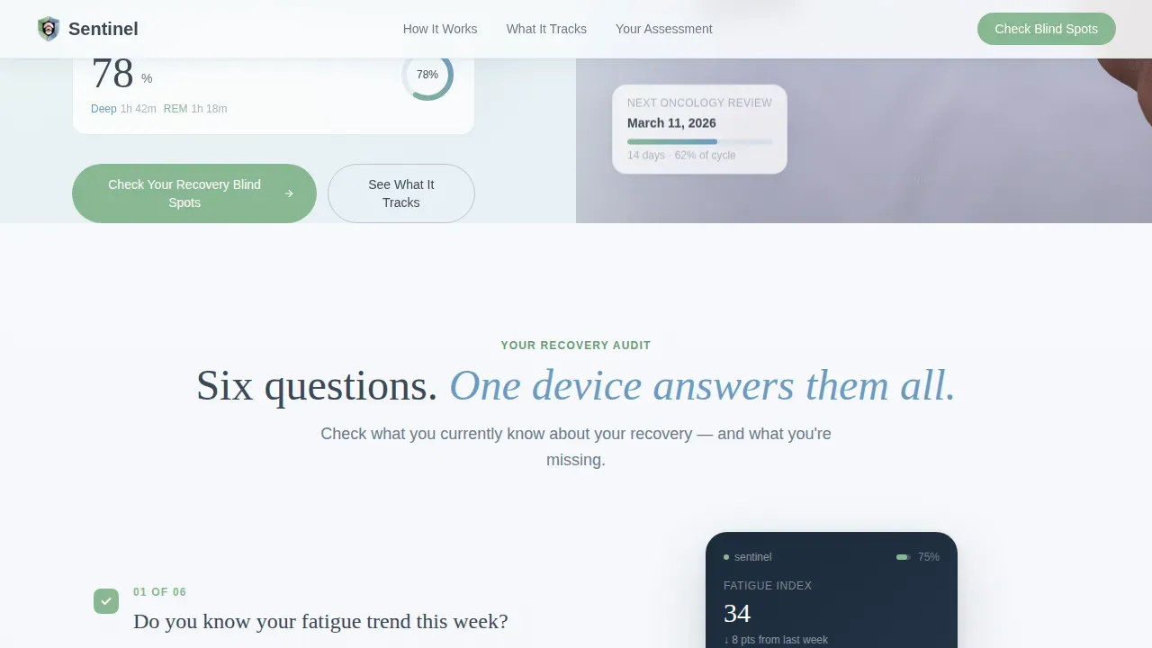 Cancer Recovery Care Professional Website Template
