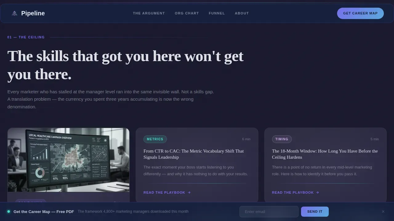 Smart Glass Sales Landing Page Template