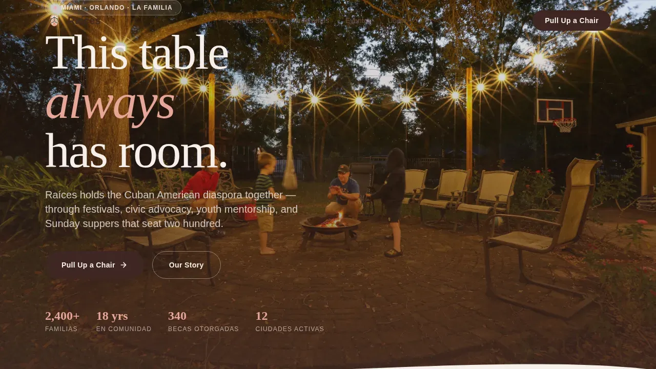 Specialist Latin American Community Professional Website Template