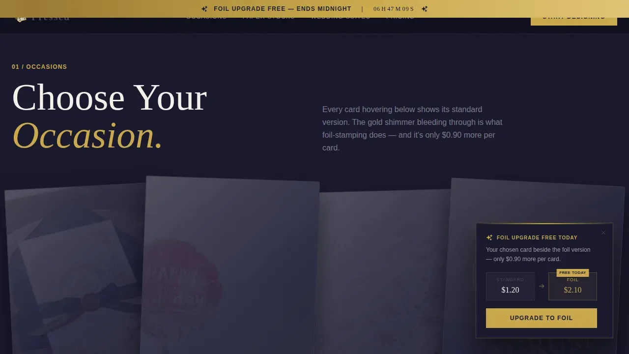 Premium Print-on-Demand Landing Page Template