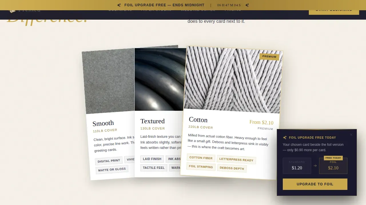 Premium Print-on-Demand Landing Page Template