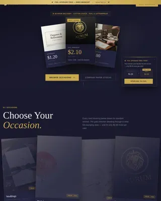 Premium Print-on-Demand Landing Page Template