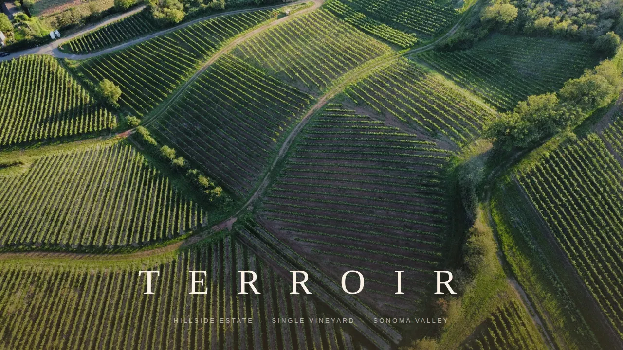 Luxe Estate Winery Landing Page Template