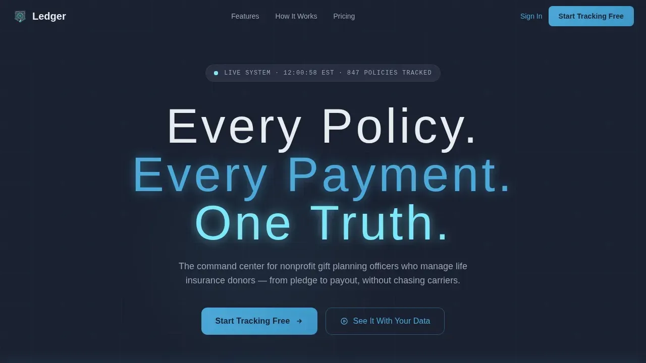 Robust Coverage Monitor Landing Page Template